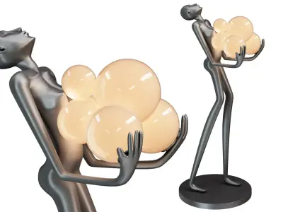 Floor lamp ANGEL  3D model