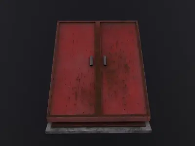 Cellar Door 3D Model Low-poly 3D model