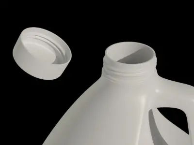 Detergent Bottle Mockup Low-poly 3D model