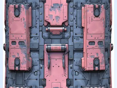 Sci-FI Seamless Texture Texture 19