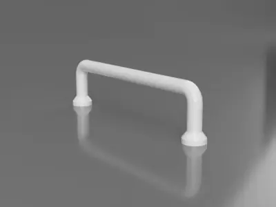 Handle plastic 3D model