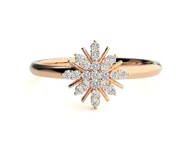 Women ring 3D print model 103