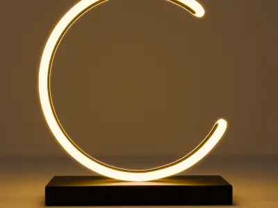 Modell of lamp for interior Free low-poly 3D model