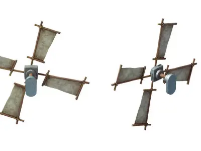 Rainbow City - Windmill 01 3D model