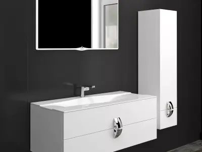 Furniture Set in the bathroom Miro eqloo 3D model