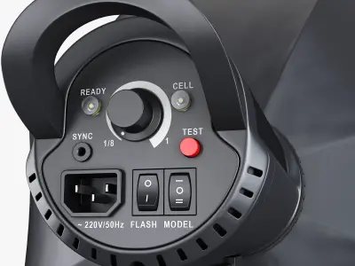 Studio Softbox Octagon Light M 2 3D model