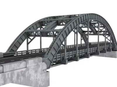 Steel Bridge 3D model order