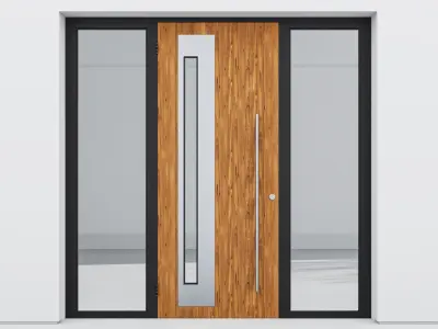 Aluminium door 102 3D model