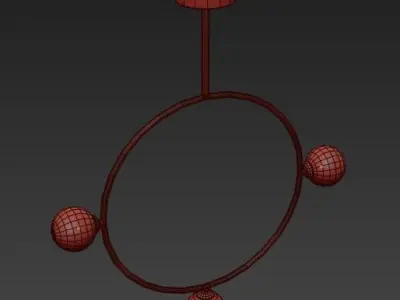 Areti circle globe 3D model