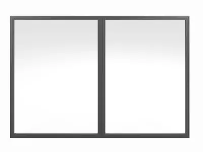 Balcony Door and Windows 02 3D model
