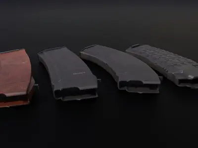  4 Gun Magazine AK Rifle 