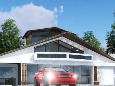 Game and Architectural Villa 2-House 3D model