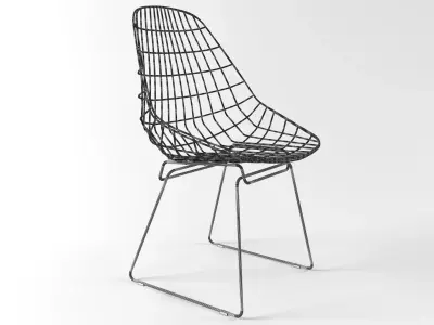 SM05 wire chair 3D model