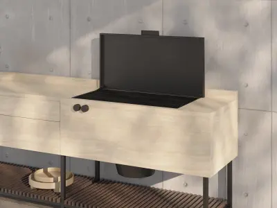 Modern Outdoor Kitchen 01 3D model