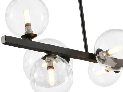 Bubi Chandelier Low-poly 3D model