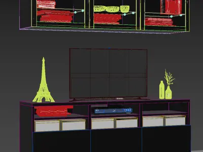 BESTA IKEA TV  Free low-poly 3D model