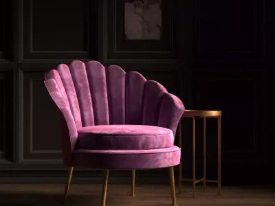 Chair Trapezium 3D model