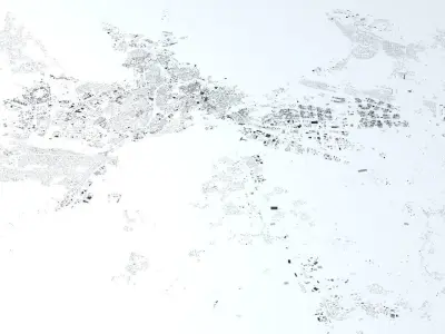 Tallinn Streets and Buildings 3D model