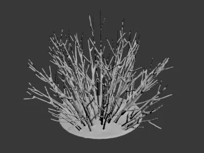 Snow Tree 3D model