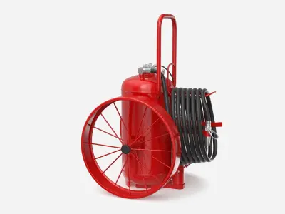  Wheeled Extinguisher Set 
