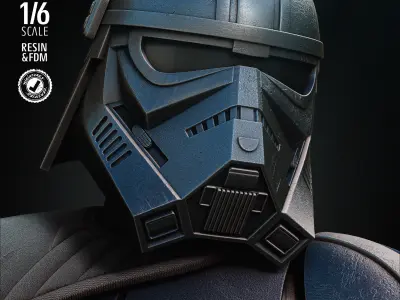 STAR WARS Purge Trooper Sculpture Tested for 3D printing 3D print model