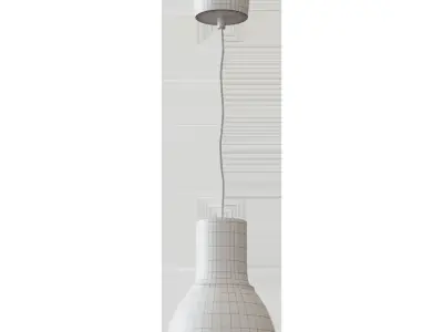 HEKTAR Pendant lamp dark gray 22 cm 3D model