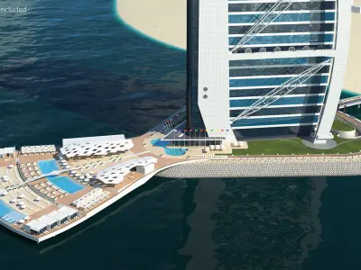  Burj Al Arab Luxury Hotel 