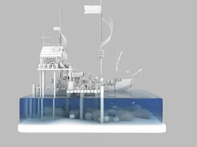 ready to sail 3D model