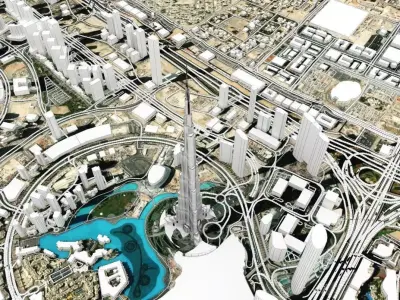 Business Bay Dubai United Arab Emirates 3D model