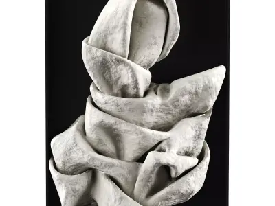 Jeannine Marchandt art Low-poly 3D model