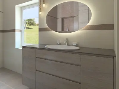 Wonderful shower  room 3D model