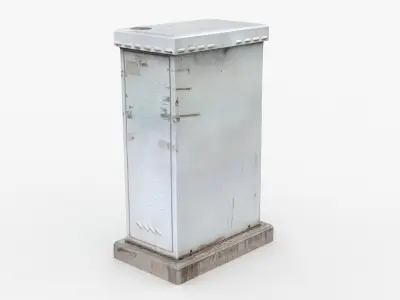 Distribution Board 3 Scan Low-poly 3D model