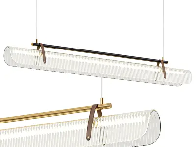Nami Linear Chandelier 3D model