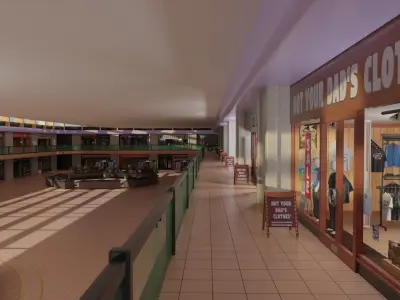 Mall From Inside 3D model