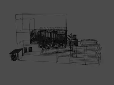 Custom Stray slums house Free 3D model