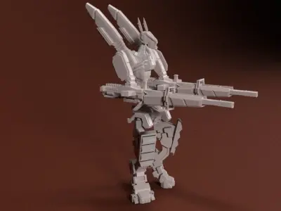 28mm Strike Mech - Seraph 3D print model
