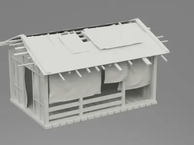 slums house Free 3D model