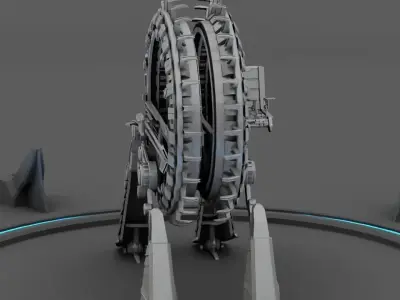 GRIEVOUS VEHICLE  rigged animated 3D model