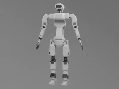 Robot - Operator 007 Low-poly 3D model