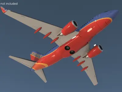  Southwest Airlines Boeing 737-600 with Interior 