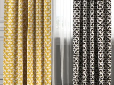 Curtain Set 143 3D model