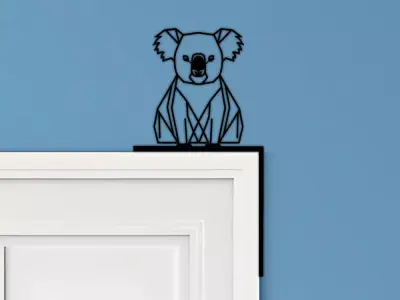 Koala Door Corner Decor 3D print model purchase