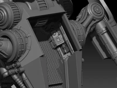 Close Combat Scout Titan 3D print model