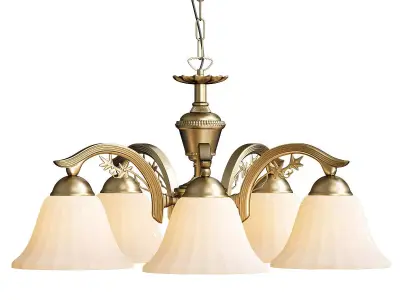 Cougar Edgewood 5 Light Pendant Reviews 3D model