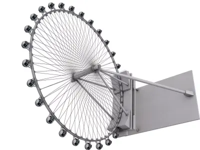 Ferris Wheel  High Roller 3D model