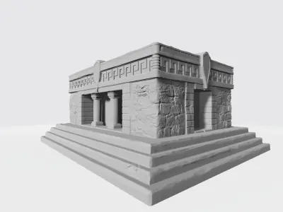 The palace of Maya 3D print model