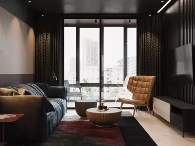 apartment interior scenes     3D model 15