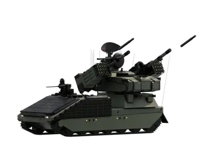 ANTIAIRCRAFT SHORT RANGE MOBILE UNIT 3D model