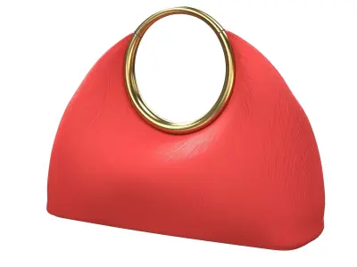 Jacquemus Le Calino fur Bag Low-poly 3D model