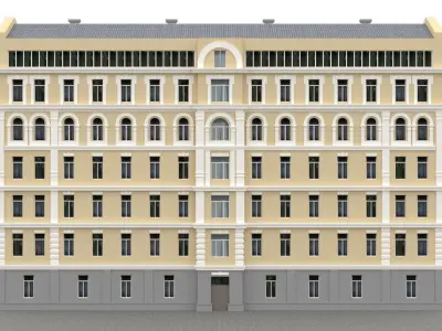 Old east european houses pack 02 3D model